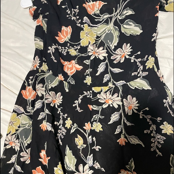 Reformation Dime Floral Mini Wrap Dress size small - Picture 2 of 8